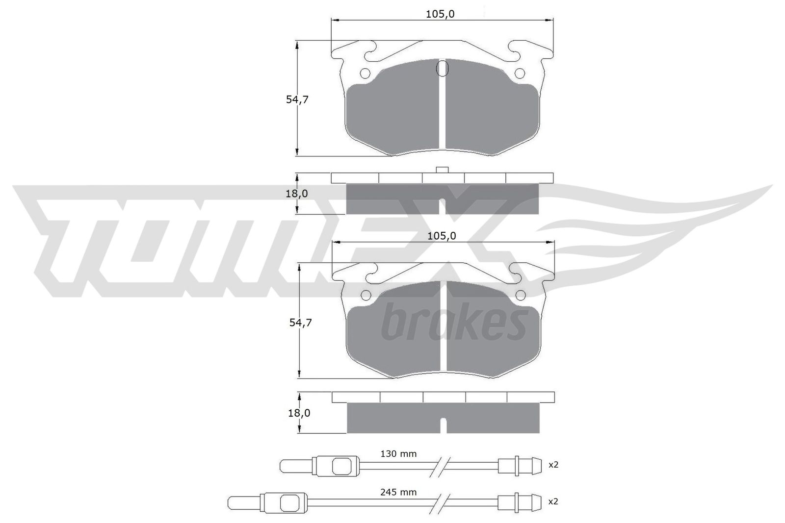 TOMEX Brakes TX 10-511 Sada...